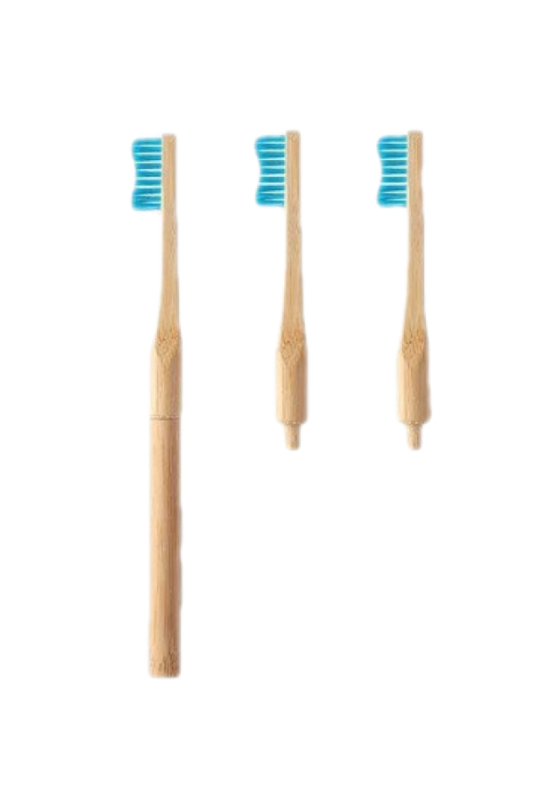 cserélhető fejes bambusz fogkefe